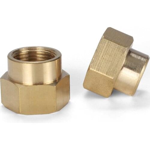 1/8" TO 1/4" 3/8" 1/2" 3/4" BSP Brass Copper Hose Pipe Fitting Hex Coupling Coupler Fast Connetor Female Thread copper pipe