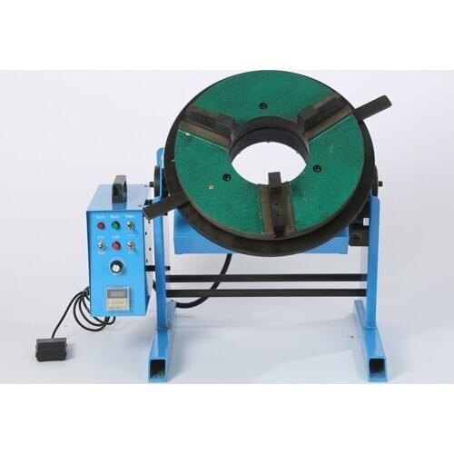 HD-200 Welding Positioner 200KG Rotary Welding Table With WP400 Chuck Center Holes 140mm
