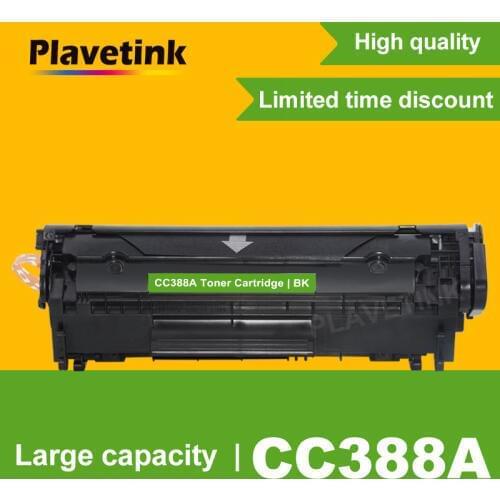Plavetink Compatible Toner Cartridge Replacement For HP 88A CC388A 88A LaserJet P1007 P1008 Pro M1136 M1213nf Printer Powder