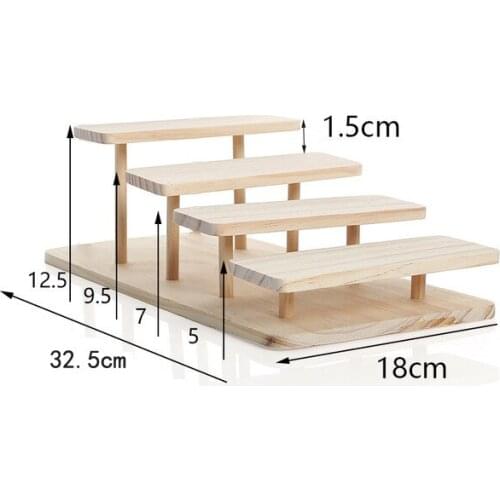 Hot Selling Luxury Jewelry Stand 2-5 Layers Options Bamboo Sunglasses Stand Glasses Display Jewelry Holder Bracelet Watches Show