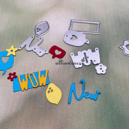 Lemon letters series Metal Cutting Dies Stencils Die Cut for DIY Scrapbooking Album Paper Card Embossing