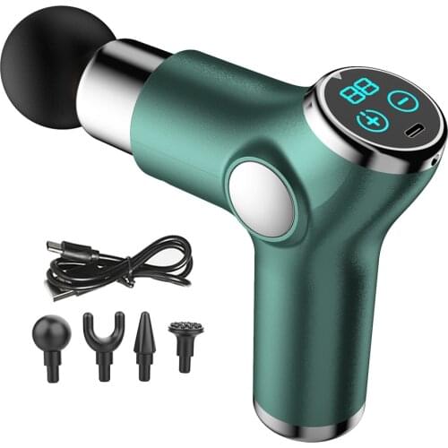 Muscle Massage Gun Mini Pocket 32 Speed vibration Electric Back neck Massager Gun For Body Deep Relief Pain Slimming Fascial gun