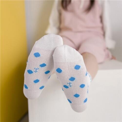 5 Pairs Spring Summer Cotton Mesh Breathable Newborn Infant Baby Boy Girl Socks