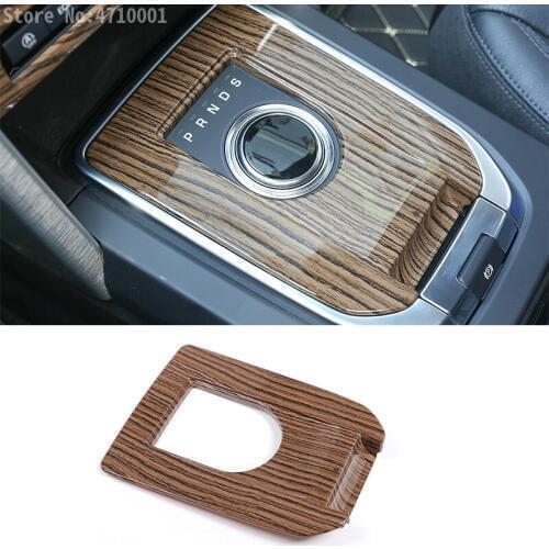 Sands Wood Grain Style ABS Center Console Gear Shift Panel Cover Trim For Land Rover Discovery Sport 2015-2018 Auto Accessories