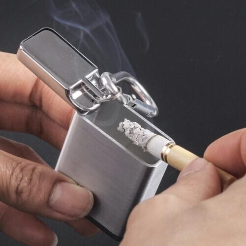 Portable Aluminum Alloy Ashtray Fly Ash Prevention Travel Pocket Ashtray Cigarette Accessories Smoke Case Mountaineering Buckle
