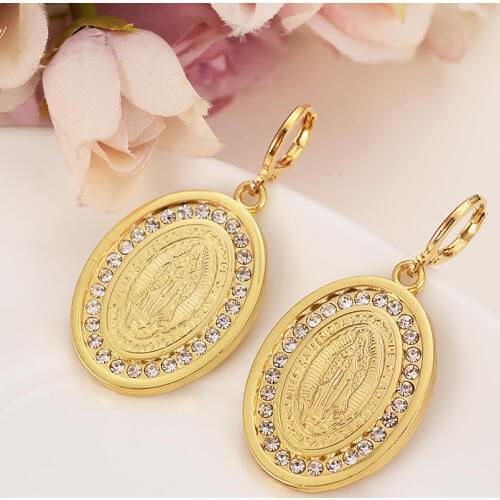 Gold muslim Earrings For Women Party jewelry Trendy Middle East Coin Earrings Fashion Jewelry girls arab gift