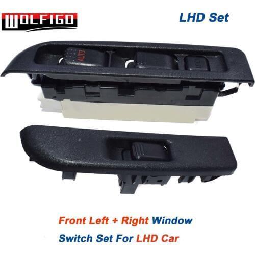 WOLFIGO LHD / RHD Front Left Right Power Window Switch For ISUZU NPR66/70PL NKR NQR70 NHR 24V 8973151840,8981472360 98147236-0