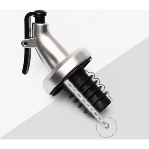 High Quality Environmental Oil bottle stopper vinegar bottles can ABS lock plug seal Leak-proof Food grade plastic Nozzle