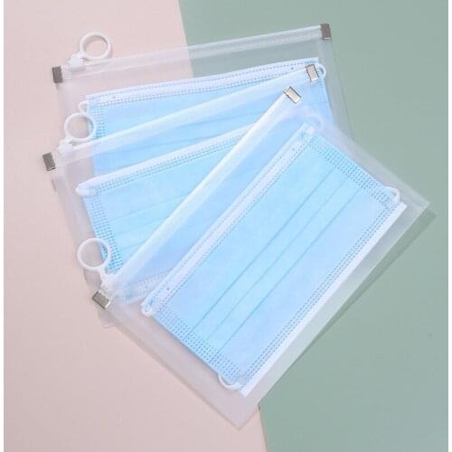 1/10/20/100pc Waterproof Mask Cover Bag Mouth Mask Storage Box Portable Facemask Holder Case Save Mask Boxes Cosmetic Bags