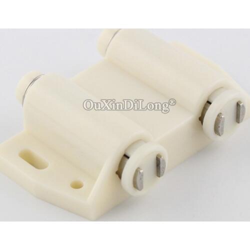 NEW 10PCS Press To Open Magnetic Cabinet Catches Cupboard Kitchen Display Cabinet Door Catches Latch Stopper Soft Close Dampers