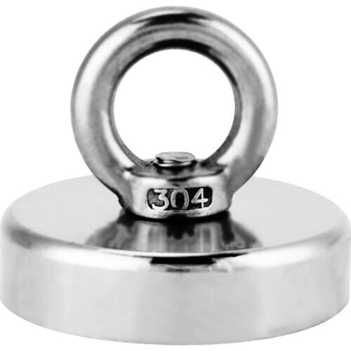 110kg Salvage Strong Recovery Magnet Treasure Hunting Fishing Retrieval Magnet Salvage Magnet