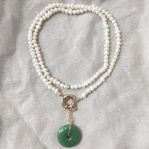 2020new baroque style pearl long necklace irregular shape high quality freshwater pearl natural stone кулоны женские jewelry