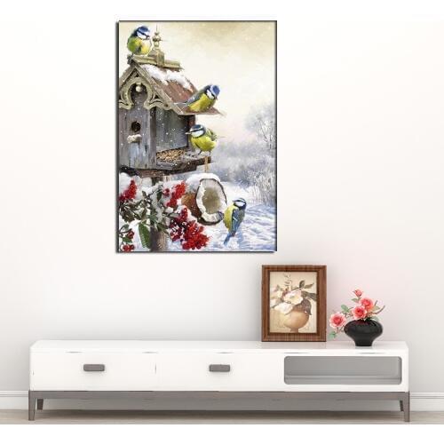 5D DIY Diamond Painting Birds nest round/square Cross Stitch Diamond Embroidery kits Diamond Mosaic home Decorative drill