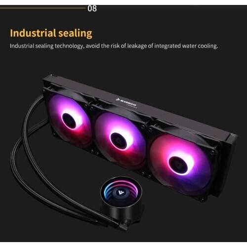 Barrow PC water cooling kit CPU water cooler fans Radiator set 360mm cold row Dazzle series LTCPR-360