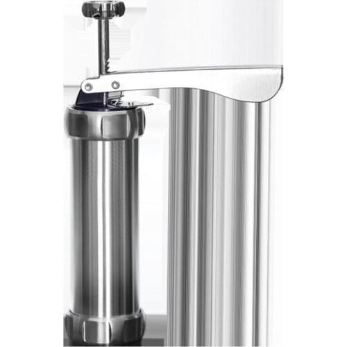 Biscuit Maker Safe Portable Aluminum Alloy Manual Cookie Press Tool with 10 Molds for Home Cookie Press Tool