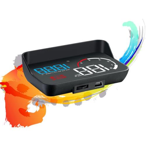 OBD2 HUD Display Car Head Up Display LED Screen Speed Fuel Water Temp Warning Alarm Smart Speedometer Multi-FunctionOBD2 Scanner
