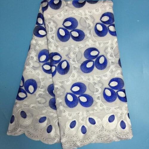 New Dry Lace Fabric 5 yards Swiss Voile Lace African Cotton French Lace Fabric Embroidery Wedding Sewing Material KRL-31198