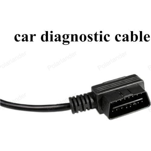 Best selling L elbow Extension Cable OBDII OBD2 16 Pin Car diagnostic tools Male to Female Diagnostic car-detector
