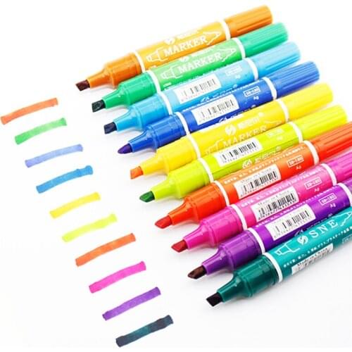 12/18/24 Colors Waterproof Car Tyre Tires Tread CD Metal Wood Permanent Paint Graffiti Oily Marker Macador Caneta Stationery DIY
