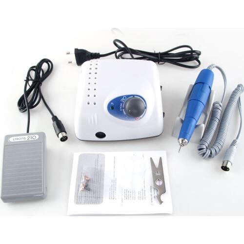 65W 35000RPM Electric Nail Drill Machine Strong 210 90 204 Model Manicure Pedicure Nail Treatment File Bit Nail Art Equipment