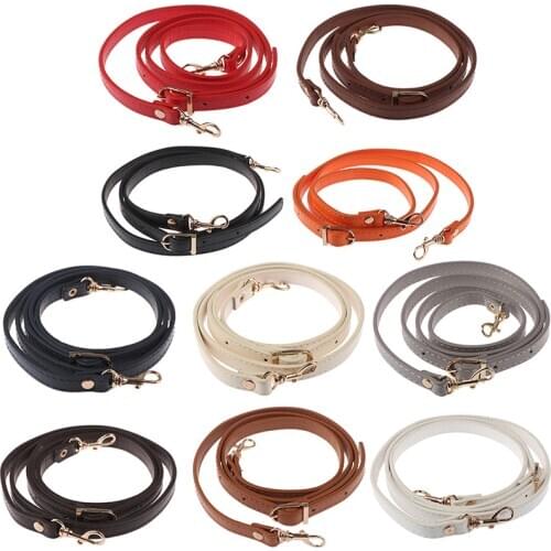 New Long PU Leather Shoulder Bag Handle Purse Strap Handbags Belt Strap Bag Accessory DIY Package Parts 120cm