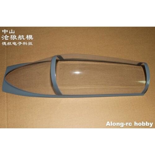 Freewing 80mm EDF RC Airplane jet Plane JAS39 JAS-39 Part -Plastic Cover Canopies or Cover with Pilot