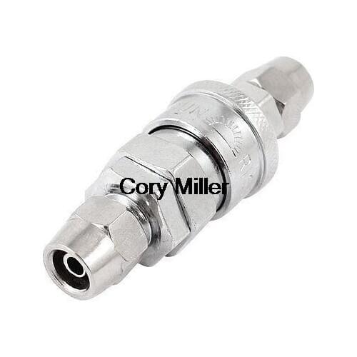 Pneumatic 4mm x 8.5mm Air Flow Quick Release Coupler Set