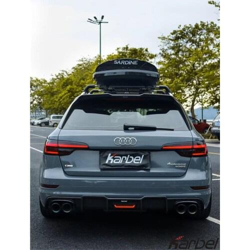 Suitable for Audi A4 Allroad Cabr Karl Carbon Fiber Front Wrap Angle Side Skirt Rear Lip Tail