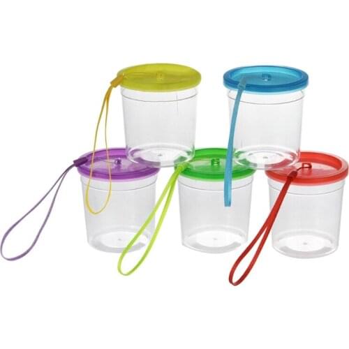 Portable Fish Tank Aquariums for Kids Mini Plastic Terrariums Tiny Transparent Cages for Bugs Small Reptile Collecting