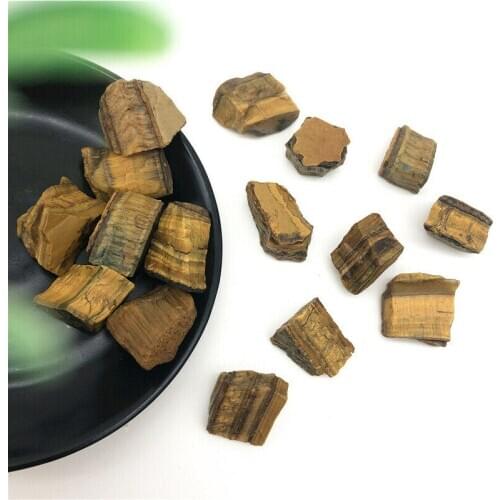 Drop shipping 1pc Natural Tigers Eye Stone Rough Crystal Mineral Stone Specimen Healing Decor Natural Stones and crystals