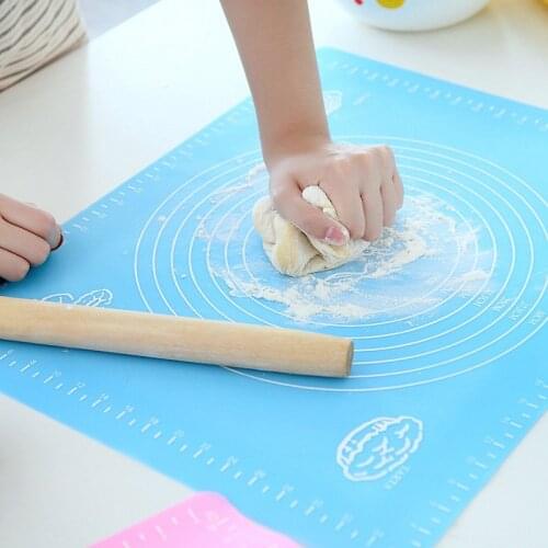 Silicone Non-Stick Silicone Thickening Mat Rolling Dough Liner Pad Pastry Cake Bakeware Paste Flour Table Sheet Kitchen tools