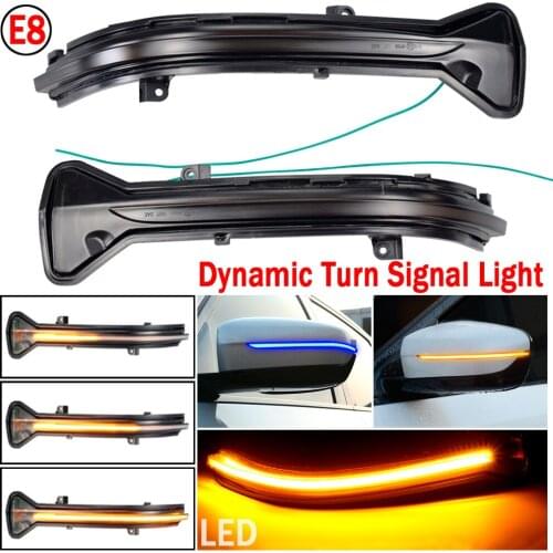 Yellow&Blue LED Dynamic Turn Signal Light Flowing Water Blinker Flashing Light For BMW 5 6 7 8 3 Series G38 G30 G31 G11 G20 M5