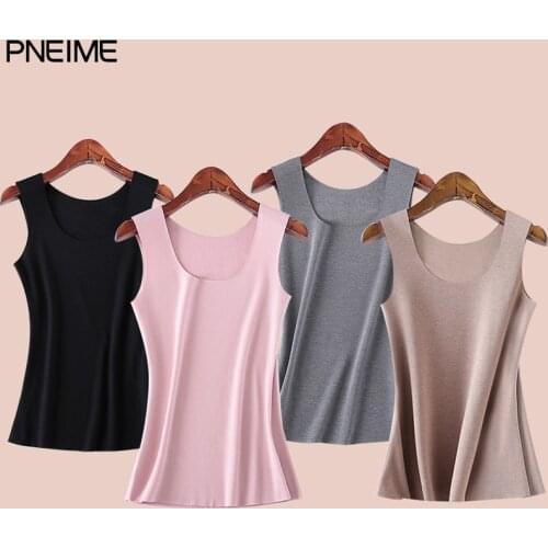 WomenS Warm Camisole Intimate Clothing Autumn And Winter Bottoming Shirt Top Crop Basic Underwear Women