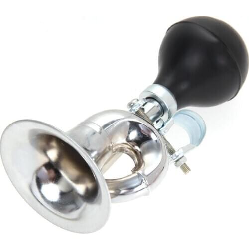 Bicycle Bike Cycling Air Horn Bell Alarm Retro Metal Twist Bugle Rubber Bulb Bicycle Bell Horns MTB Bike Accessories