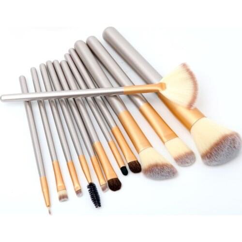 12Pcs Portable Makeup Brushes Set Cosmetic Powder Eye Shadow Foundation Rouge Lipstick Soft Blush Blending Beauty Make Up Tools