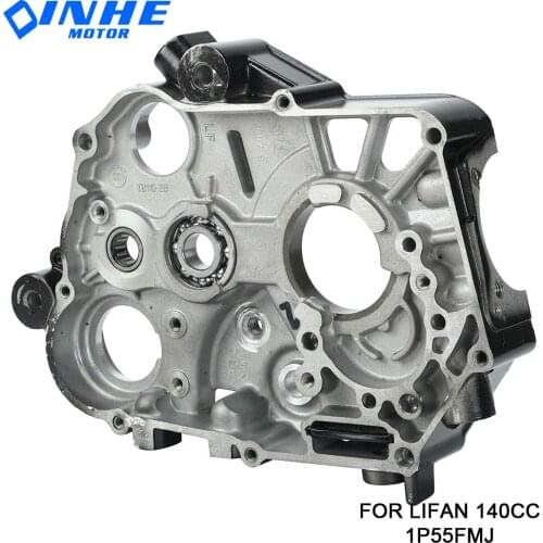 140cc Motorcycle CrankCase Right Side Crank Case For lifan 140 1P55FMJ Horizontal Kick Starter Engine Dirt Pit Bikes Parts