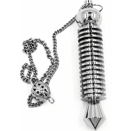 16 section Short Copper Pendulum for Dowsing pendants pendule divination energy therap Pendulo Radiestesia Healing Pendule