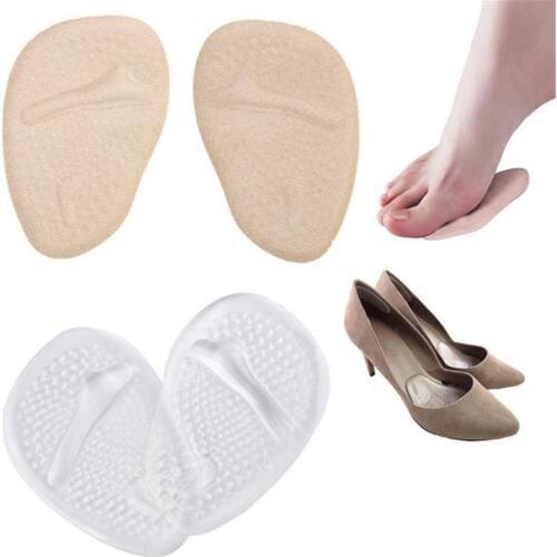 2pcs Women High Heel For foot Toe Shoe Pad foot care massage pad absorb shock Feet Palm Care Pads Shoe Accessory