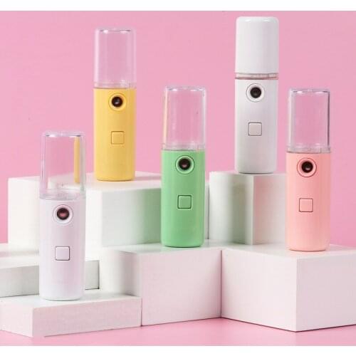 20ML Nano Mist Sprayer Mini Face Cooling Sprayer USB Chargeable Portable Humidifier Women Beauty Moisturizing Skin Care Tool