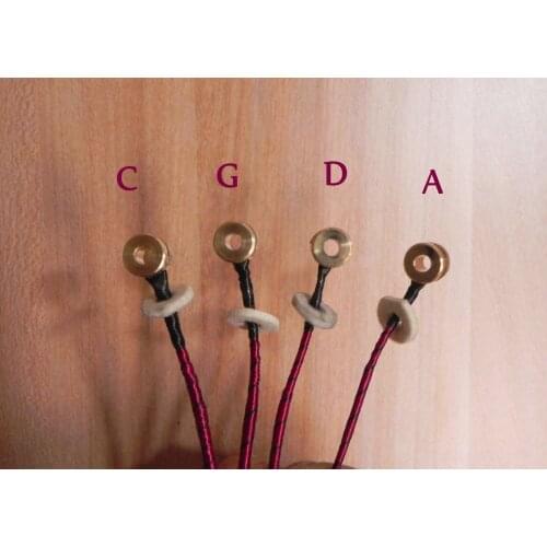 5 Sets of Fine Upright Double Bass Strings (3/4-4/4) QY-006