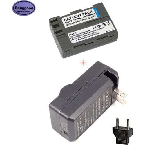 7.4V 1300mAh FNP-150 FNP150 NP150 NP-150 Digital Camera Battery + AC Charger For Fujifilm Fuji FinePix S5 Pro IS Pro SLR