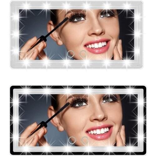 Car Cosmetic Mirror Rechargeable Makeup Travel Mirror with Touch Sensors Innovative Car Mirror Accessories