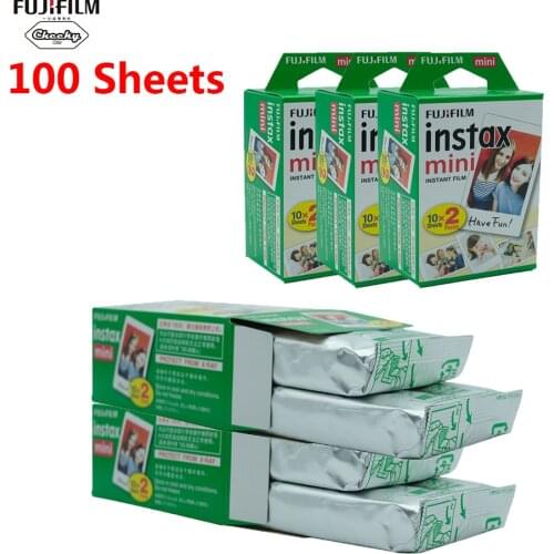 Fujifilm instax Mini Film White 100 Sheet Photo paper For Fuji Fujifilm Instax Mini 7s/8/25/90/9/11 Instant Camera Photo Film