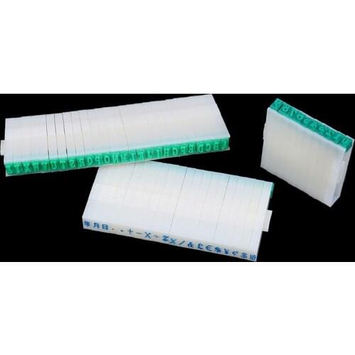 Digital Number Symbol Seal Chapter Combination Ink Print 1 Set Stamp DIY Paper Work Diary Ablum Wedding Letter Alphabet Stamp