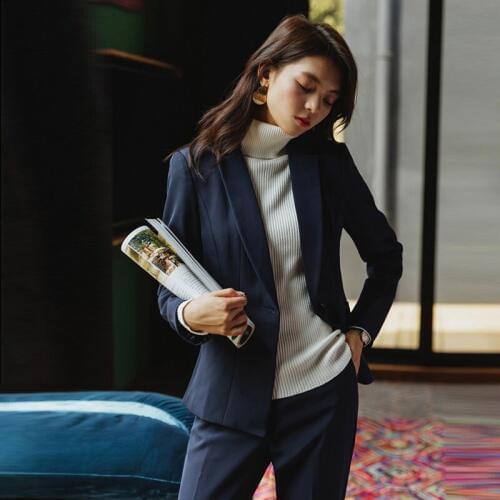 High Quality Business Suits,Interview Women Civility Pant Suits,Office Lady Brisk Suit Set,Korean Version Formal Clothes,F14