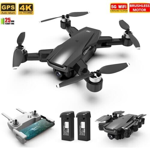 2021 New Drone 4k Profesional Aerial Photography Helicopter 360 Degree Flip Foldable Quadcopter Brushless Motor Flight 25 Minut