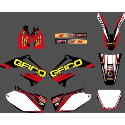 GRAPHICS & BACKGROUNDS DECALS STICKERS Kits for Honda CRF450R CRF450 2002 2003 2004 CRF 450 450R CRF 450 R
