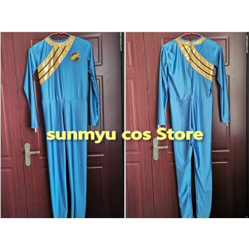 Hyakujuu Sentai Gaoranger Blue Cosplay Costume,Custom Size Halloween