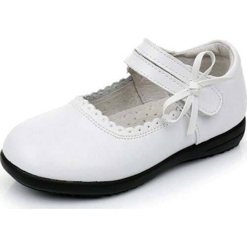 Girls Student Leather Shoes Children School Single Shoes Fashion Kids Baby Autumn/spring Leather Performance Sneakers Shoes