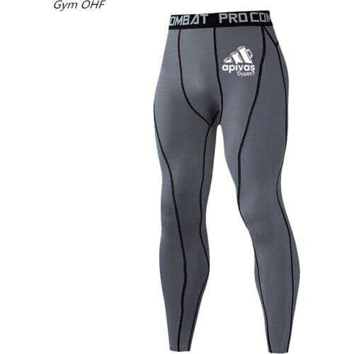 Men Colourful Breathable Running Leggings Sport Jogging Training Tights Male Fitness Workout Pants Mens Sports Cycling Trousers